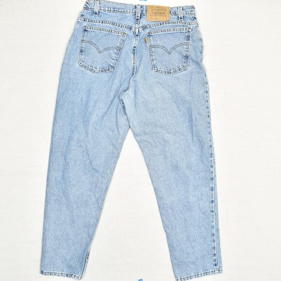 Levi's Denim - Levi's Men's Cotton Blue Size 14 Short 15951 Relaxed Taper Jeans Orange Tab VTG